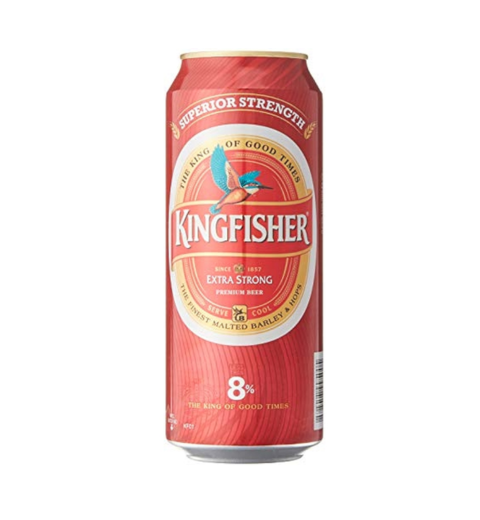 Kingfisher Extre Strong Lager Beer 500 ml