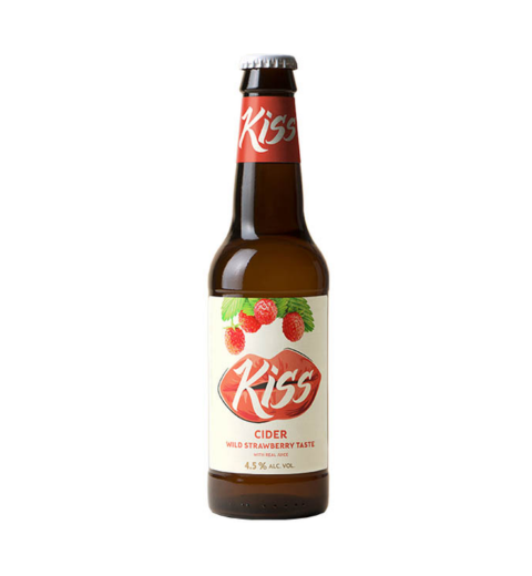 Kiss Cider Wild Strawberry 4.5% 330 ml